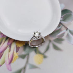 18K钻石戒指（1.011ct）圈号：12#