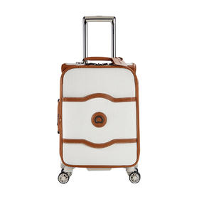 DELSEY法国大使 拉杆箱登机箱 密码软箱香提兰系列 白色/棕色/黑色 可选