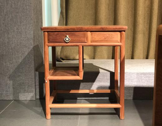 红桥红  家具严选  缅甸花梨（大果紫檀）  【158石盘茶趣 双抽屉马蹄腿茶桌】 商品图8