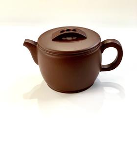 紫砂壶-汉瓦壶，原矿红皮龙泥料，助理工艺美术师应嘉仪全手工制作，200ML左右