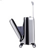 DELSEY法国大使 杆箱万向轮行李PC登机密码旅行硬箱子男女 20寸银色00207380111 商品缩略图3