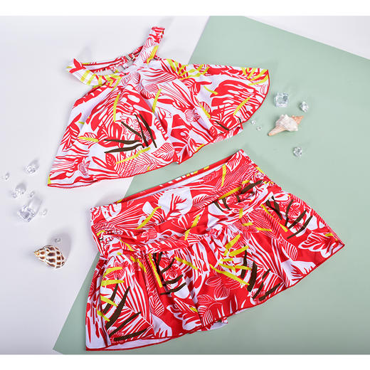 皇家丽美碎花分体裙式两件套泳装海边沙滩度假温泉泳装Y8102 商品图4