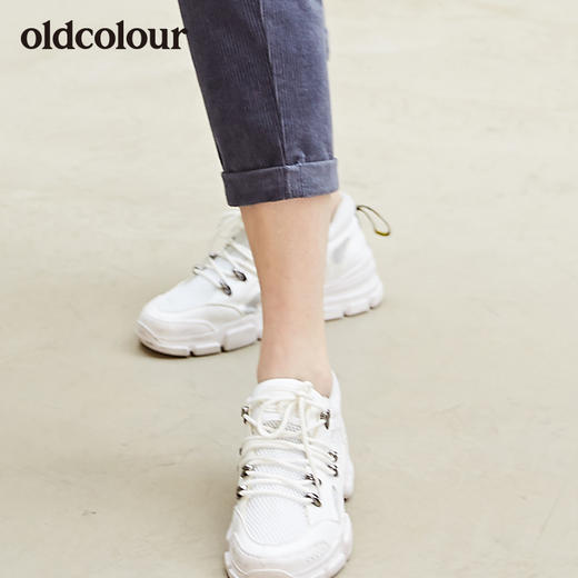 oldcolour时尚新款藏肉舒适长裤女裤L34073406 商品图2