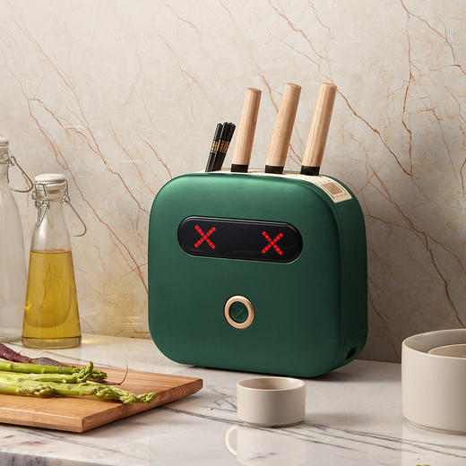 筷子刀具消chudu机家用筷子筒紫外线杀jun器抑jun刀架餐具烘干机 商品图2