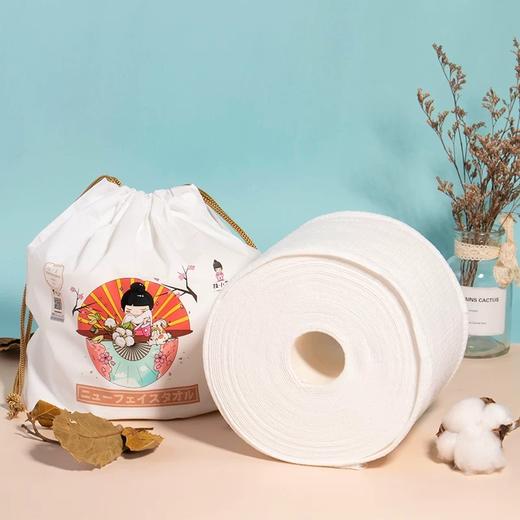 【拍3免1】干湿两用棉柔加厚！日本牧小苫洗脸巾一次性洁面巾80片/卷-杭州仓发 商品图1