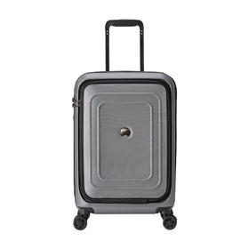 DELSEY法国大使 双排轮拉杆箱20寸（带前置口袋）灰色00204980511