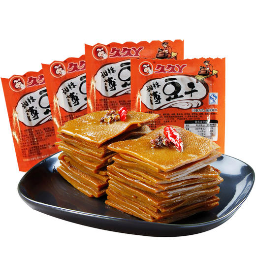 10个久久丫甜辣薄豆干散装10个