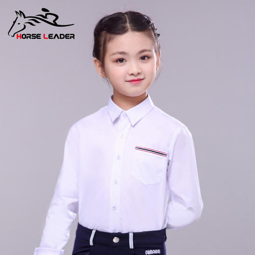 horseleader四季款儿童马术白衬衫-CH-160601 商品图5