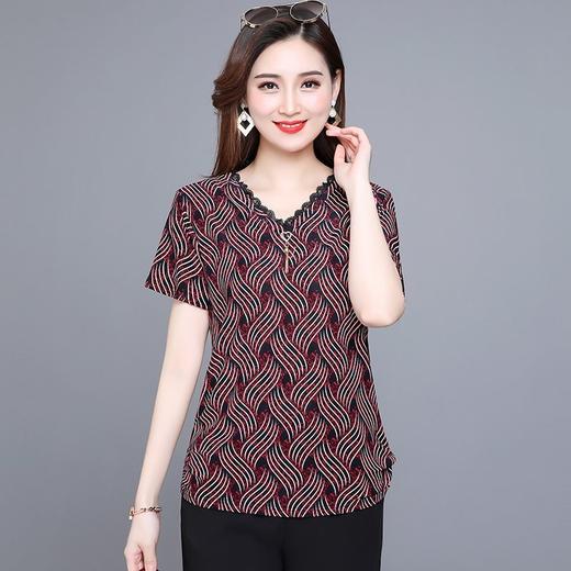 MQ-XFR2036夏装新款加大码半袖冰丝套头t恤衫YY 商品图4