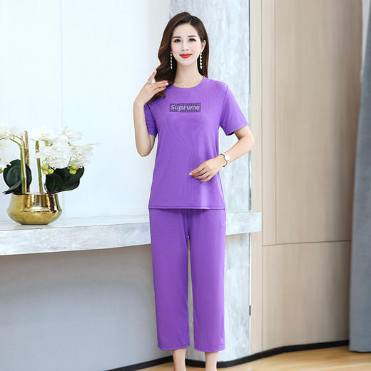 MQ-XZ04夏季新款薄款大码短袖t恤两件套YY 商品图1