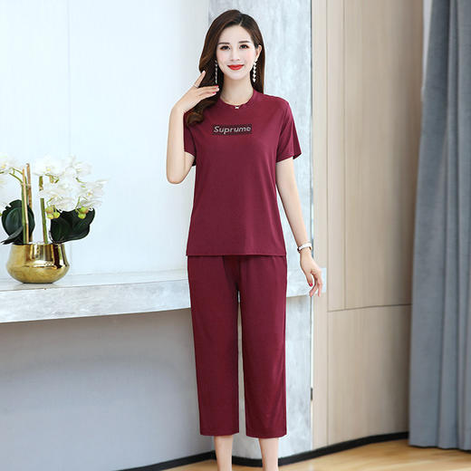 MQ-XZ04夏季新款薄款大码短袖t恤两件套YY 商品图2