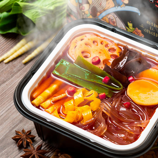 三只松鼠素食小锅锅 网红自热素食即食迷你懒人小火锅 350g 商品图3