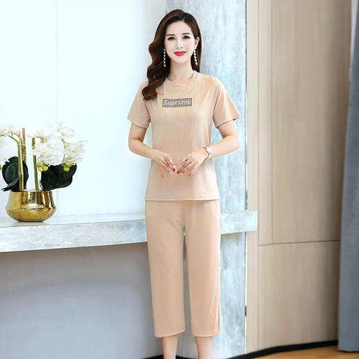 MQ-XZ04夏季新款薄款大码短袖t恤两件套YY 商品图3