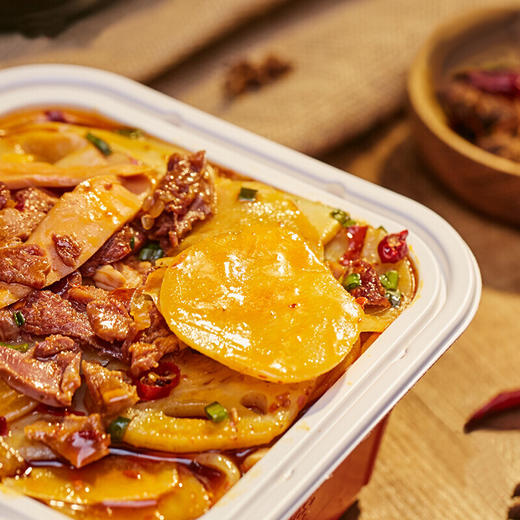 小龙坎火锅底料方便火锅懒人自煮自热火锅 即食速食小火锅 经典牛油 自助火锅418g 商品图2