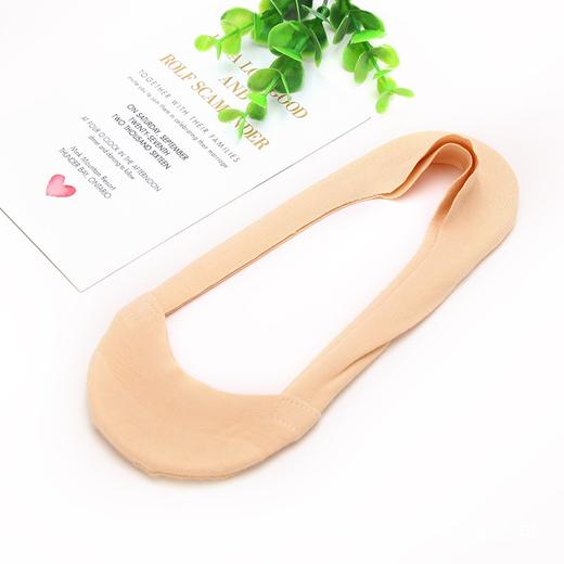 098196女式不掉跟脚尖加固隐形棉船袜，均码有弹力，5双起发 商品图7