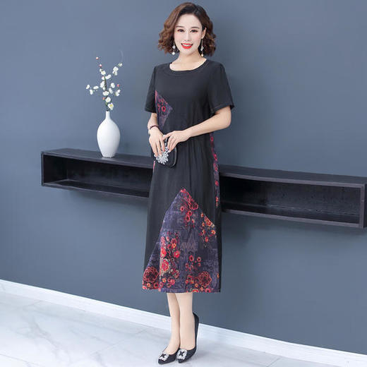 HCFS2022新款香云纱真丝连衣裙 商品图1