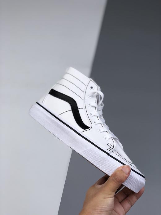 Vans 万斯 sK8-HI 薄款高帮硫化休闲板鞋 尺码：35 36 36.5 37 38 38.5 39 40 40.5 41 42 42.5 43 44 商品图0