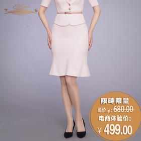 【特惠】YIQU丨“放飞梦想”荷叶半节裙（樱花粉）PT