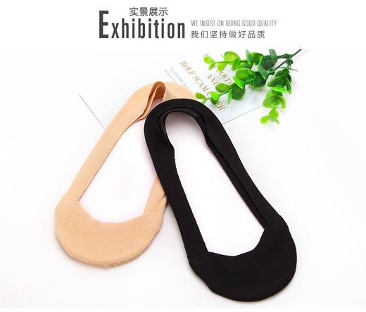 098196女式不掉跟脚尖加固隐形棉船袜，均码有弹力，5双起发 商品图10