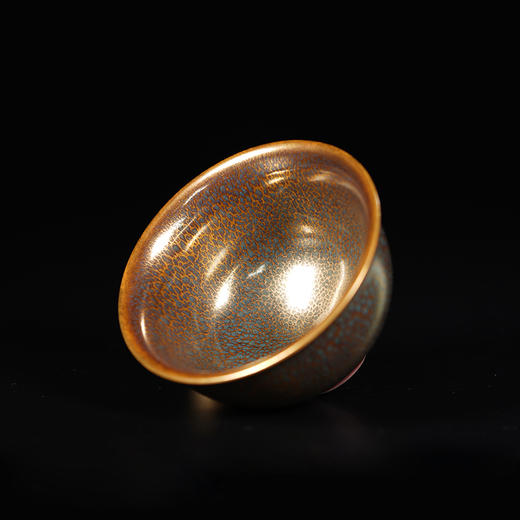 龙德堂陶艺 范泽锋烧 金丝玉毫天目盏-敞口（大） (库存请咨询客服) 商品图2