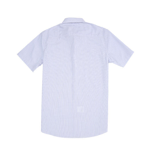 YvesFigarau伊夫·费嘉罗夏季100%棉商务休闲简约舒适透气短袖衬衫890407 商品图1