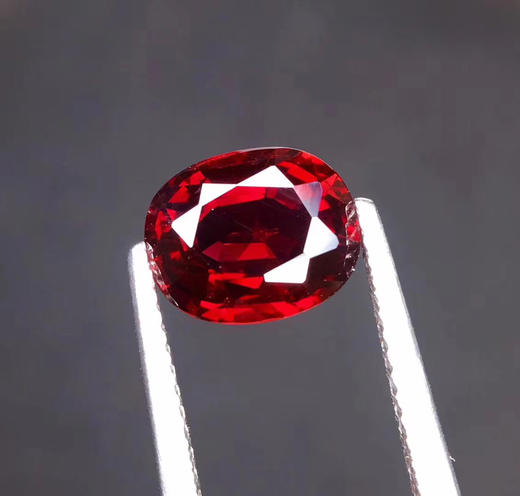 y附algs国际证书无烧鸽血红椭圆形红宝石253克拉超大台面干净玻璃体
