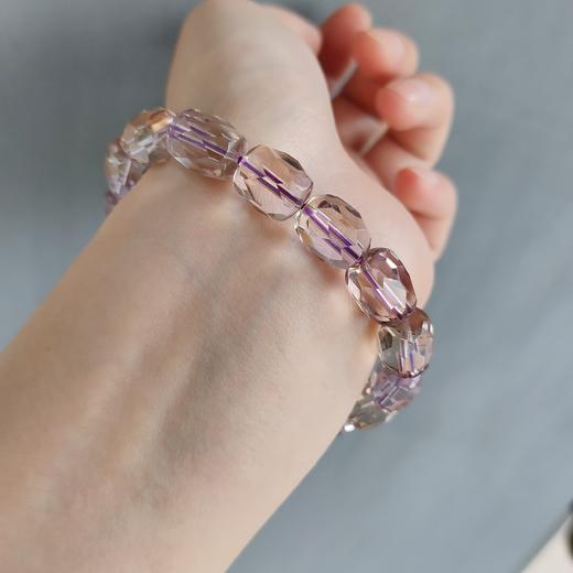 紫黄晶单圈手串（刻面） 商品图2