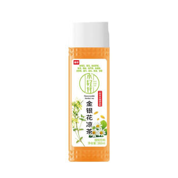 小轻甘 金银花凉茶 植物饮料 380ml*20瓶 商品图1