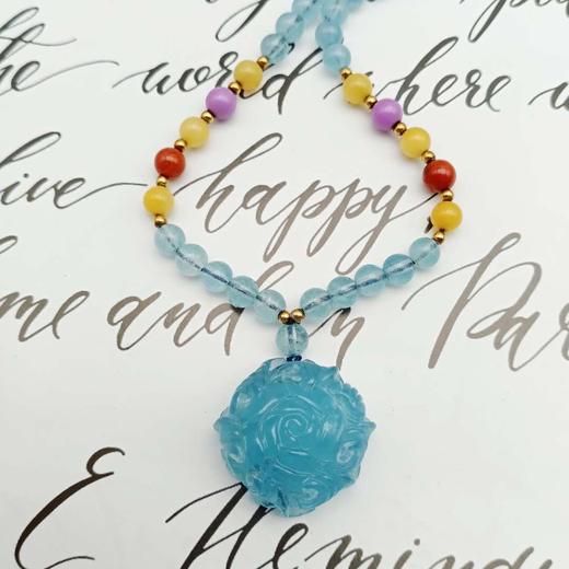 海蓝宝项链 商品图1