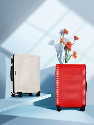 银座2020新款旅行箱20寸拉杆箱可登机拉链箱24寸带杯托28寸箱A-9787L 商品图5