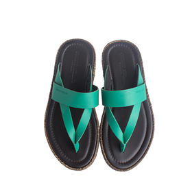 ARMANI 阿玛尼 男士拖鞋 绿色 X2P026 XAT41 00154