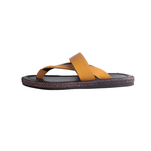 ARMANI 阿玛尼 男士拖鞋 黄色 X2P026 XAT41 00161 商品图2