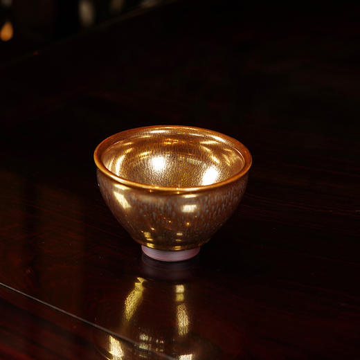 龙德堂陶艺 范泽锋烧 金丝玉毫天目盏-束口（大） (库存请咨询客服) 商品图1