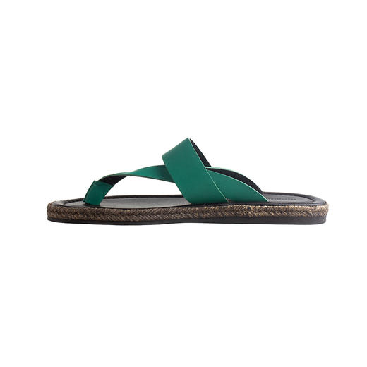 ARMANI 阿玛尼 男士拖鞋 绿色 X2P026 XAT41 00154 商品图3