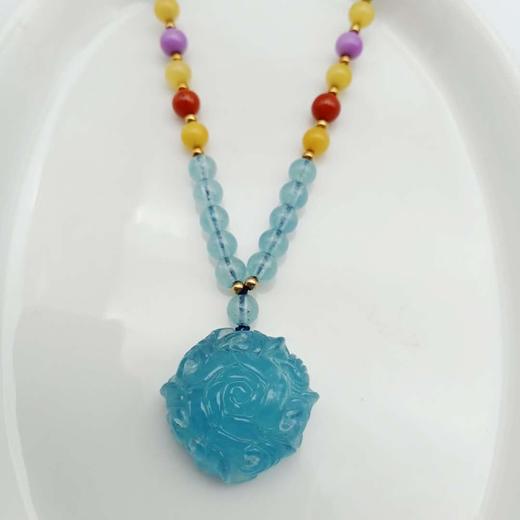 海蓝宝项链 商品图2