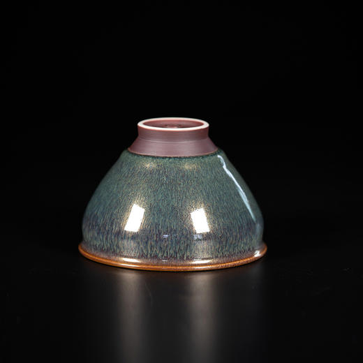龙德堂陶艺 范泽锋烧 金丝玉毫天目盏-束口（小） (库存请咨询客服) 商品图3
