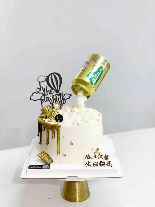 干杯吧啤酒主题蛋糕，酒瓶随机搭配，如有特殊喜欢的品牌请提前24小时联系在线客服 商品图1