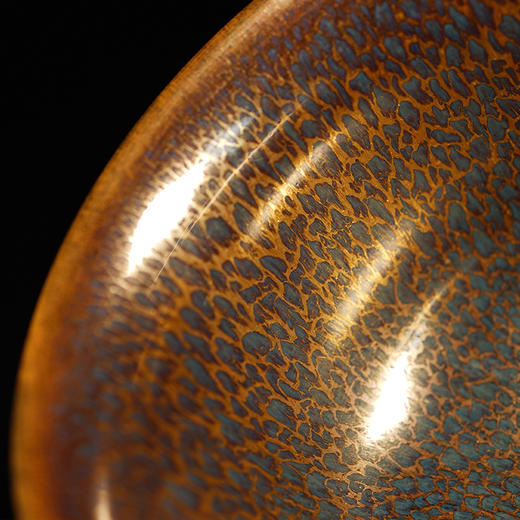 龙德堂陶艺 范泽锋烧 金丝玉毫天目盏-敞口（大） (库存请咨询客服) 商品图4