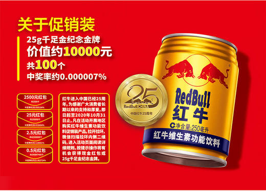【NB】【城食配】红牛250ml*10罐 商品图4