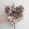 花艺 紫色系心形花束 商品缩略图0