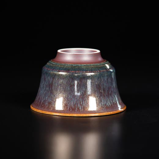 龙德堂陶艺 范泽锋烧 金丝玉毫天目盏-马蹄杯 (库存请咨询客服) 商品图4