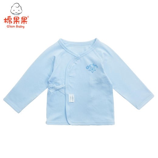 棉果果夏季新生儿男女宝莫代尔棉有机棉偏襟开裆套装M201301218226 商品图2