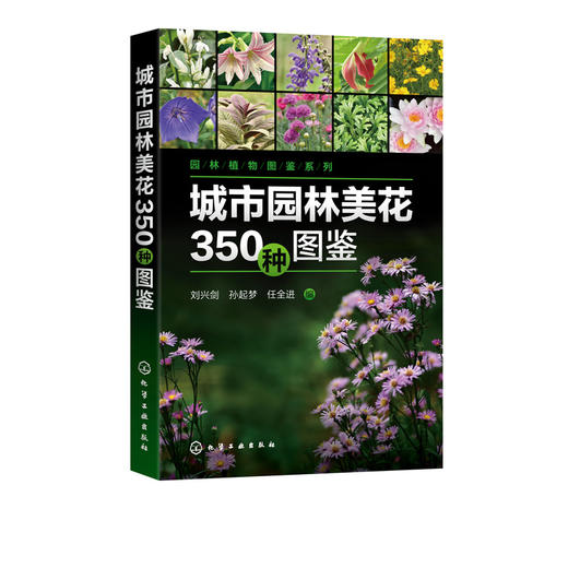 园林植物图鉴系列 城市园林美花350种图鉴 常见城市园林花卉植物学名科属简要形态识别特征基本习性园林应用适宜栽植地区绿化管理 商品图1