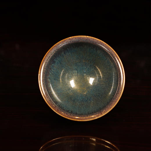 龙德堂陶艺 范泽锋烧 金丝玉毫天目盏-束口（小） (库存请咨询客服) 商品图2
