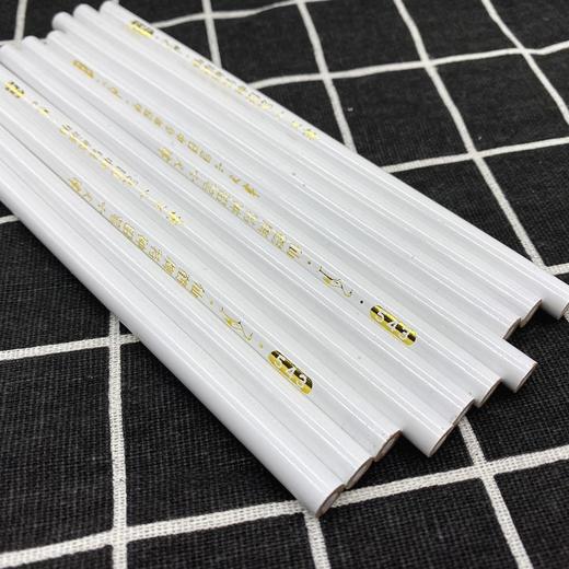 仙鹤牌白色木质蜡笔划线制衣用白色蜡笔点位笔可水洗 商品图3
