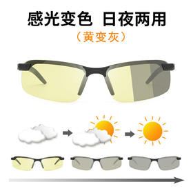 OLO-3043PC sunglasses感光变色偏光太阳镜  日夜两用开车眼镜钓鱼夜视墨镜