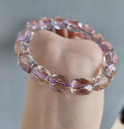 紫黄晶单圈手串（刻面） 商品图1