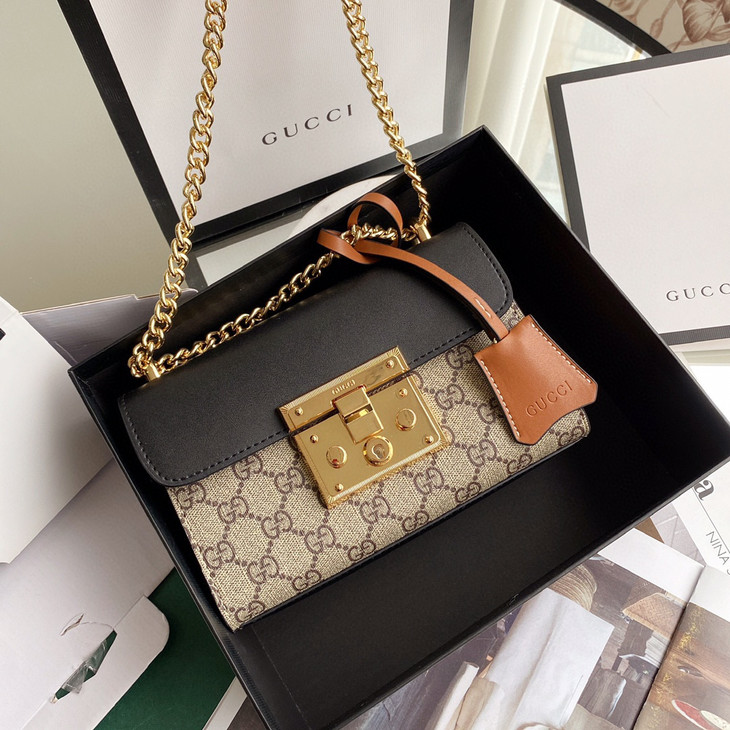 仙女用的包包确定不来一只嘛古驰padlock月光宝盒82链条包配送全套