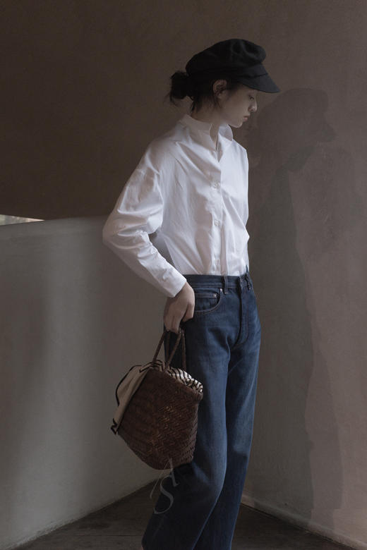 TOTEME 水洗蓝/深蓝色/浅蓝色/深灰色/浅灰色/黑色/白色 Original斜裤线牛仔裤 商品图3