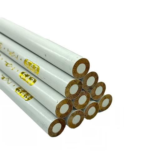 仙鹤牌白色木质蜡笔划线制衣用白色蜡笔点位笔可水洗 商品图5